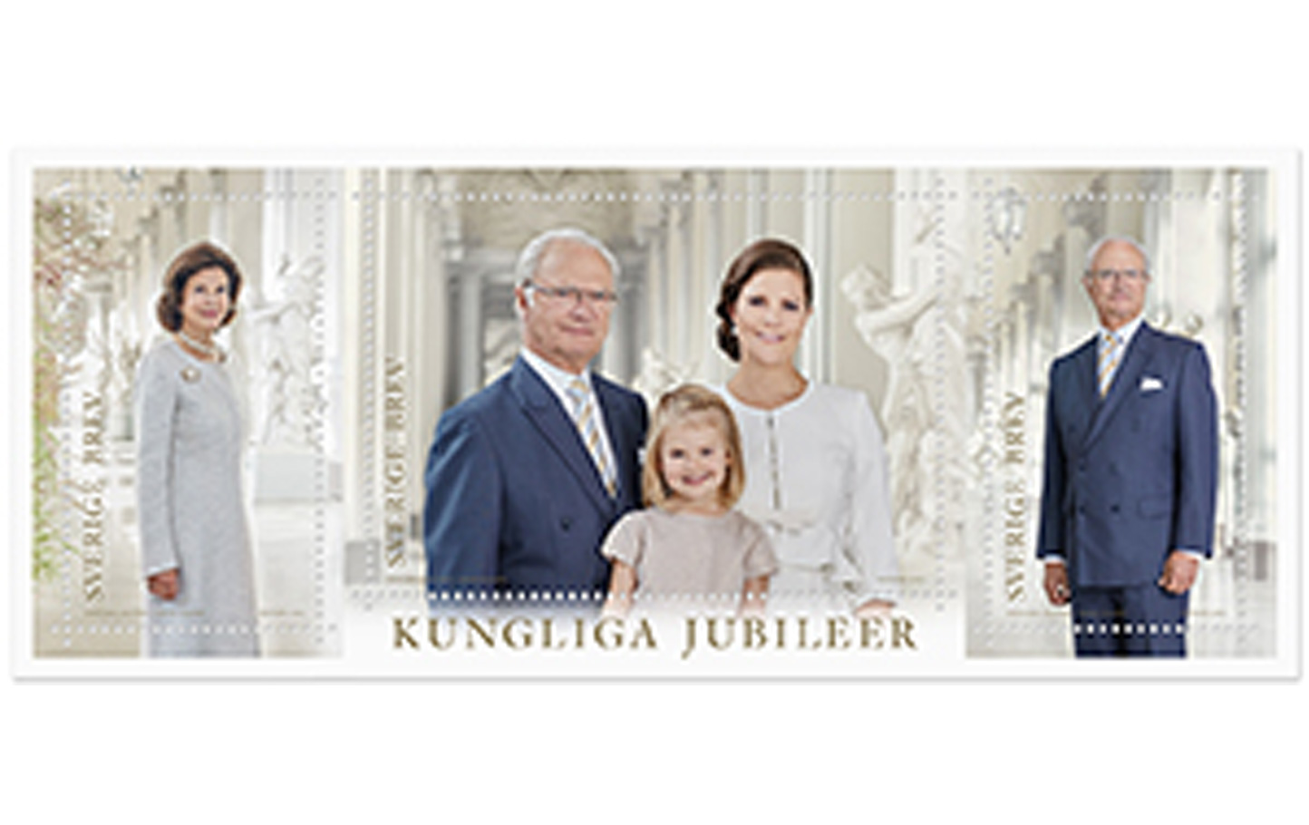 Frimärksutgåva 2016, Kungliga jubileer