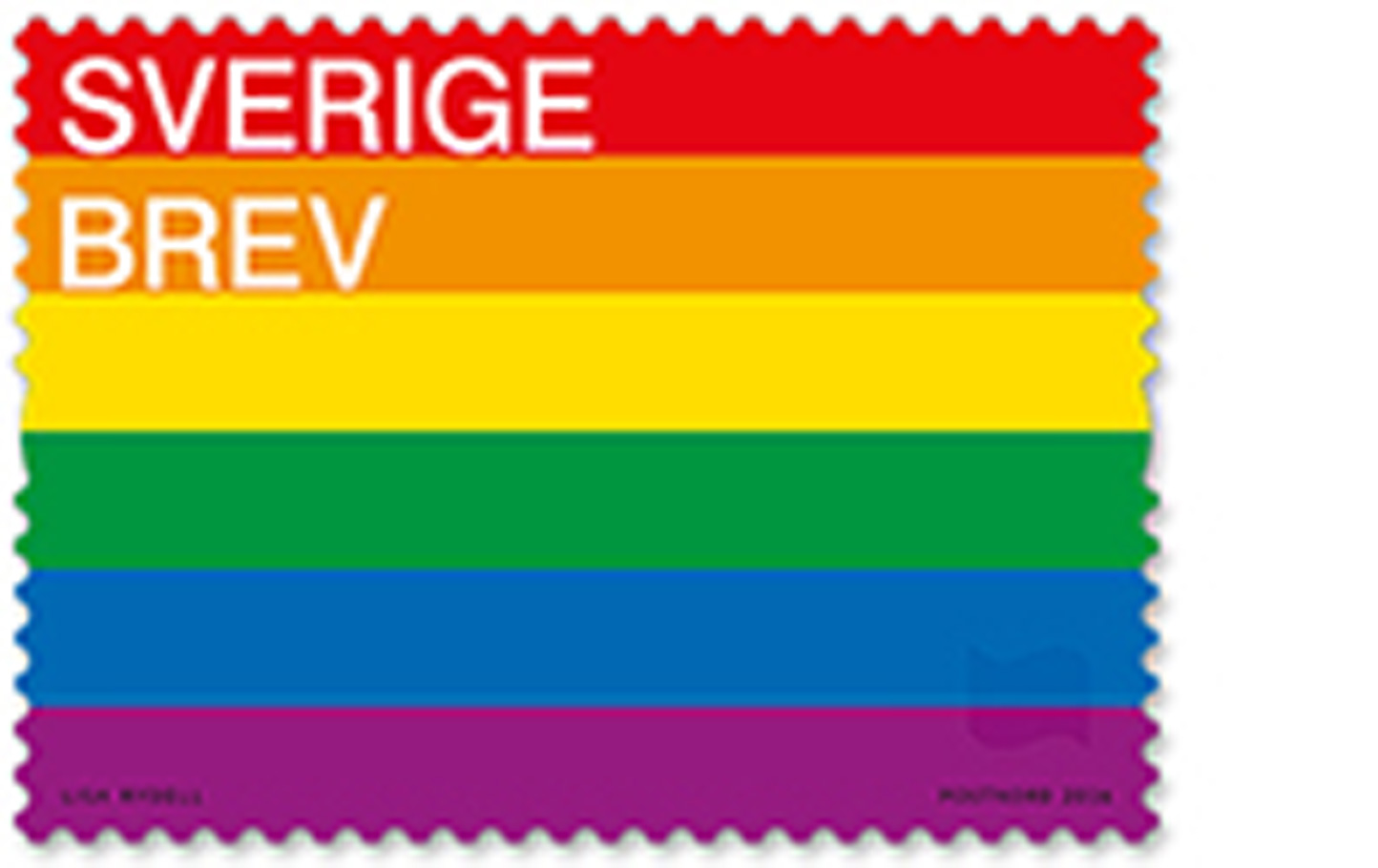 Frimärksutgåva 2016, Pride